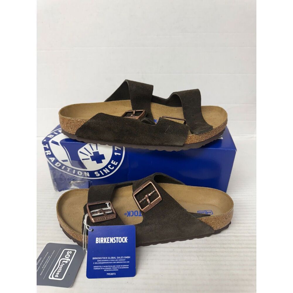 -999 Birkenstock Arizona BS Mocca Regular Fit, Brown-EU-40, US-9 Womens